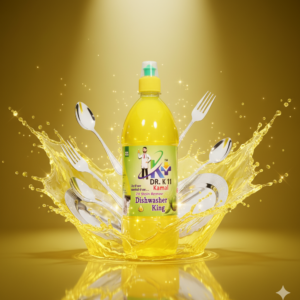 K Plus Lemon Power Dish Wash Gel 1 Ltr | Family Value Pack | Tough Grease Remover