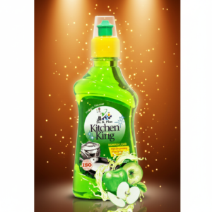 K Plus Kitchen King All-Purpose Cleaner, 250ml | Refreshing Green Apple Scent
